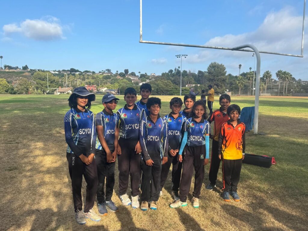 SCYCA's U11 team competing in USA Junior Cricket Pathway 2024